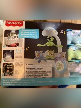 Fisher-Price Butterfly Dreams 3-in-1 Projection Mobile